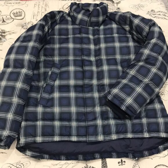 Slate & Stone Daniel Plaid Zip Front Down Puffer - Picture 4 of 6